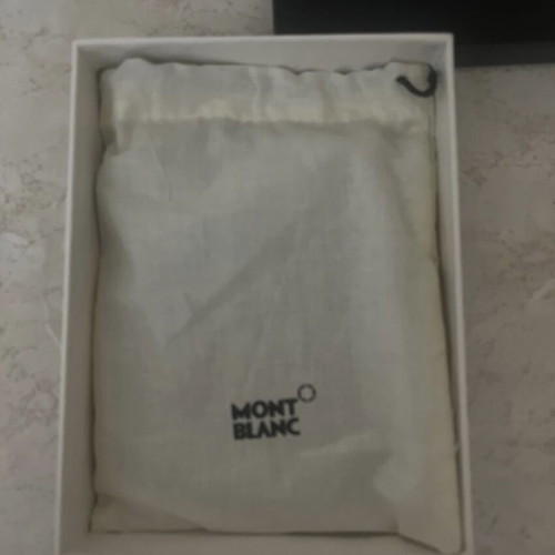 Montblanc Sartorial Card Holder Denim Blue with ID Card Holder new