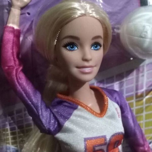 Barbie Volleyball Player New With Multiple Static Joints