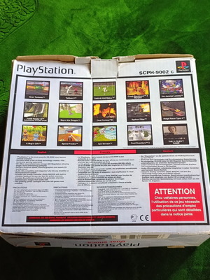 Sony PlayStation 1 Dual Shock console box, PAL edition