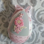 Set of 3 Easter eggs veraman like new, 10cm height