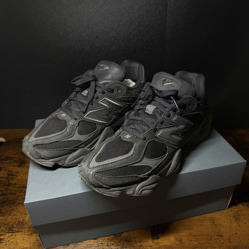 New Balance 9060 sneakers, size 45, black