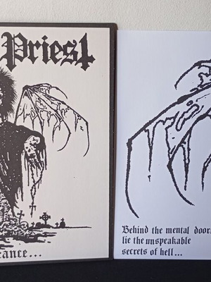 Bastard Priest Vengeance... Of The Damned LP μεταχειρισμένο, μαύρο βινύλιο