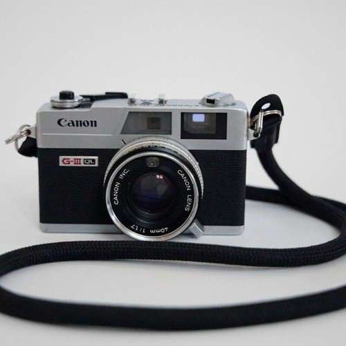 Canon Canonet G-III QL17 rangefinder camera used, 40mm f/1.7 lens