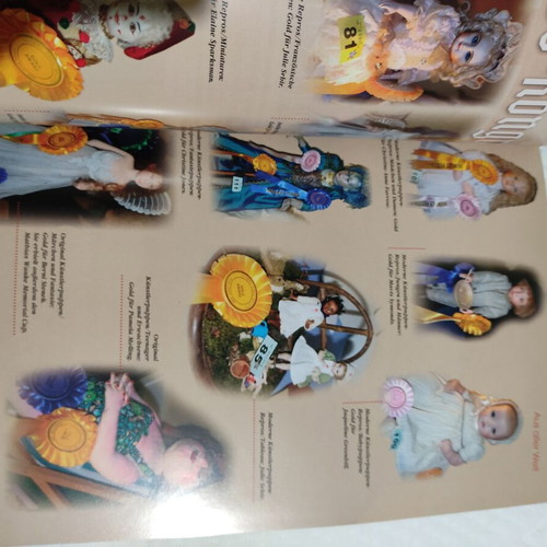 Dollami magazine with artistic dolls, German