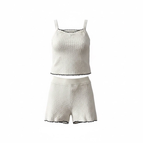 Sinsay shorts and tank set white like new