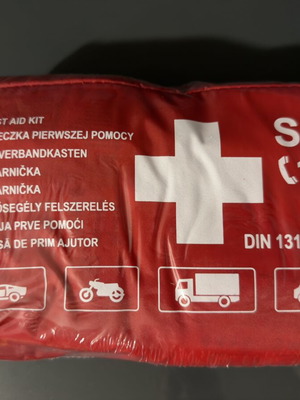 First Aid Kit DIN 13164:2022 new for car technical inspection