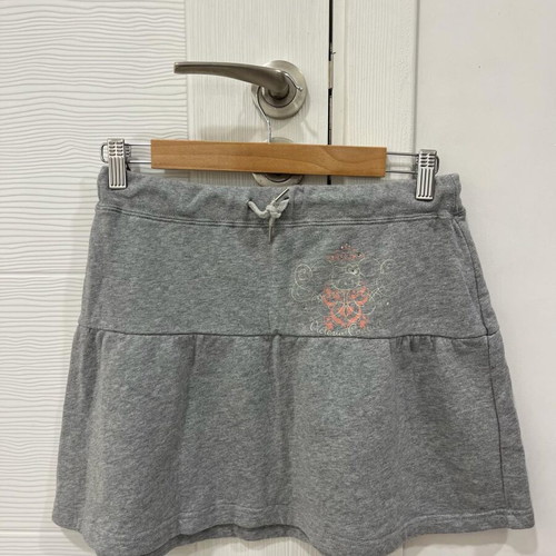 Victoria Couture X Hello Kitty Mini Skirt Size Small like new, gray and pink