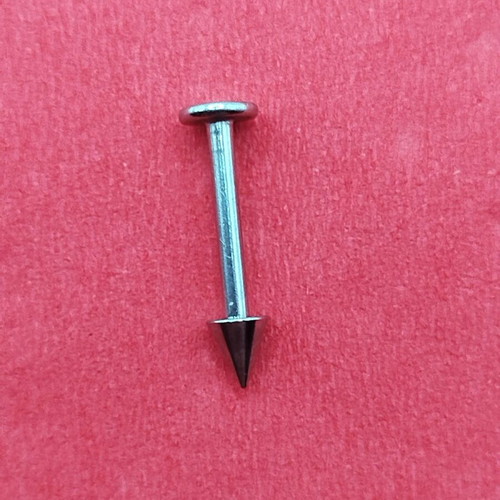 Navel earrings new, steel, long arrow design