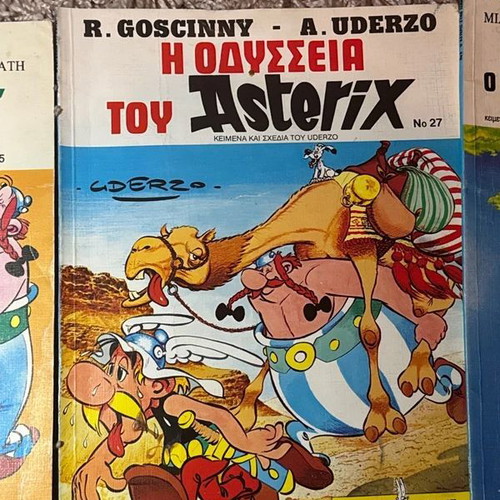 Asterix comics used, set of 6 issues