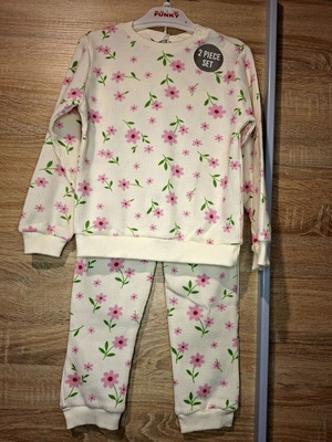 Sinsay Floral Cotton Spring Set 2 Pieces Size 98