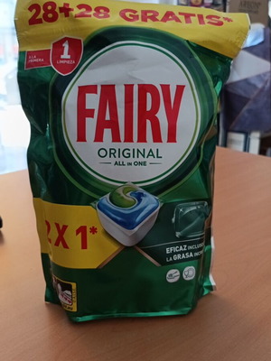 Fairy ταμπλέτες πλυντηρίου πιάτων καινούργιες, πακέτο 56