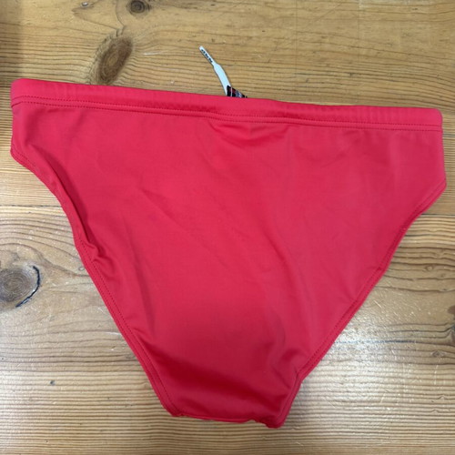 RRD men's swim briefs red size S, new with broken elastic