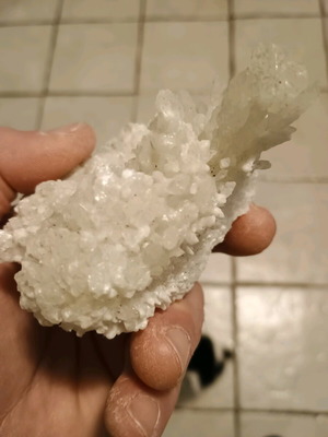 White crystal quartz new (flower)