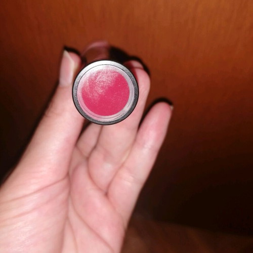 Sephora mat lipstick used, deep red