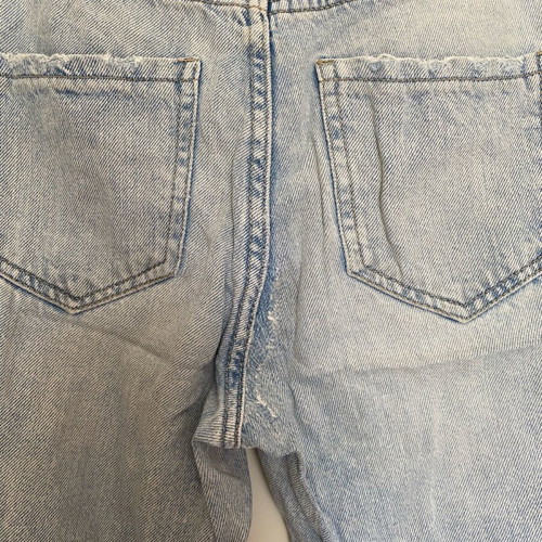 Denim Mom Fit Pants used Stradivarius blue size XXS