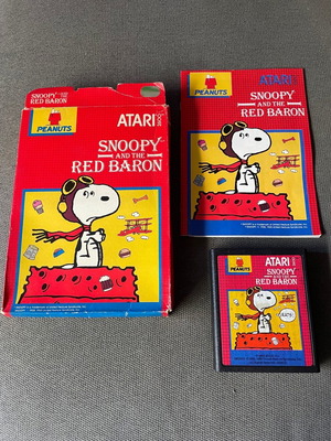 Snoopy and the Red Baron game for Atari 2600 used
