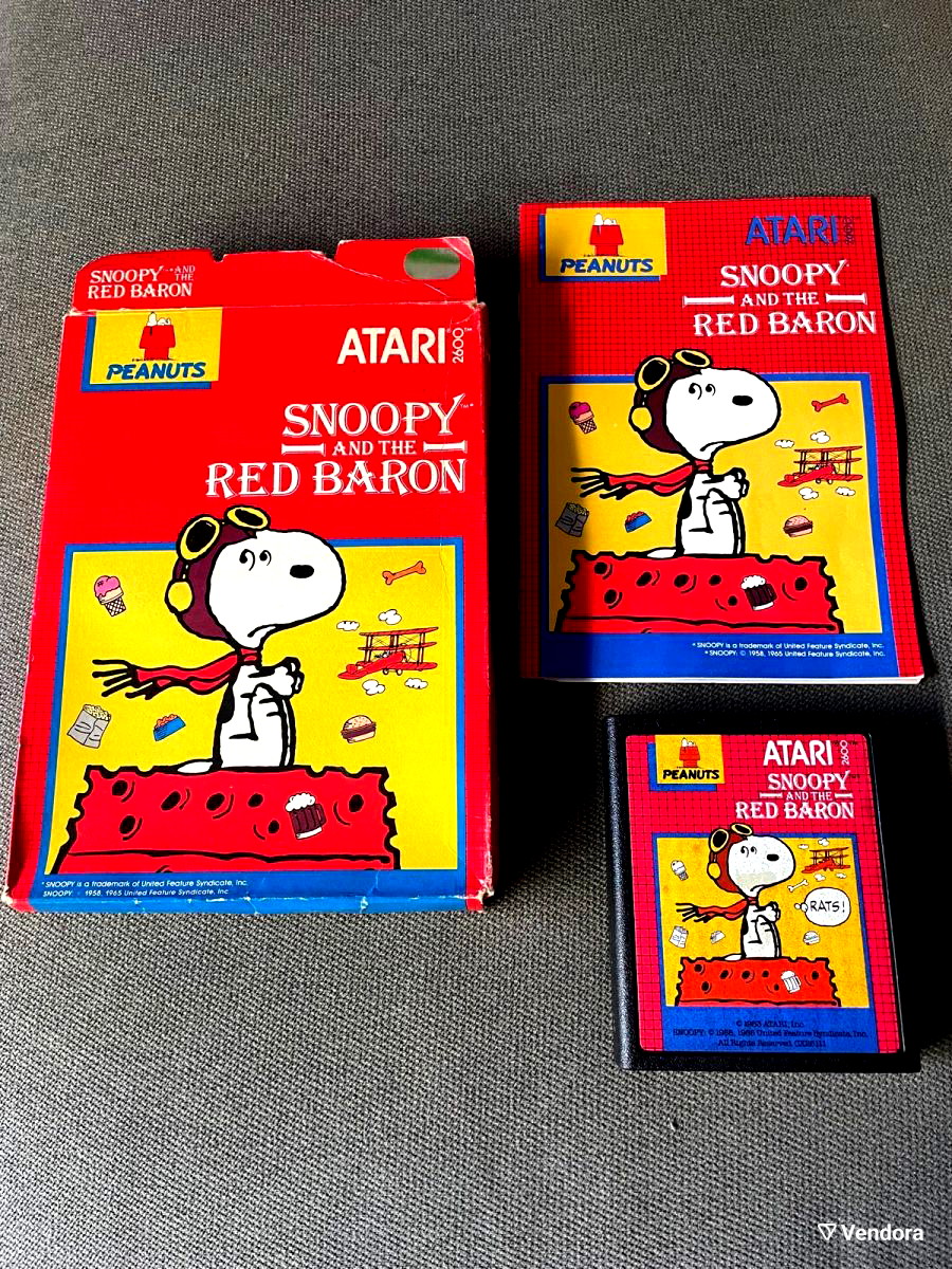 SNOOPY AND THE RED BARON (ATARI 2600, 1983)