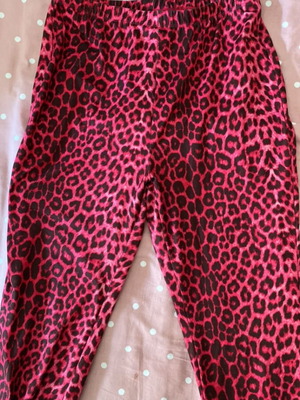 Shein leopard pants like new, elastic flare leggings