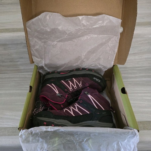 CMP kids boots size 34 like new, pink and purple