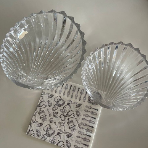 WMF crystal bowls like new, set of two pieces