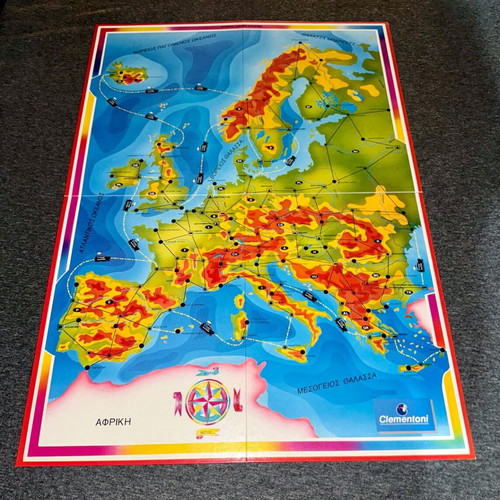 Know Europe board game used