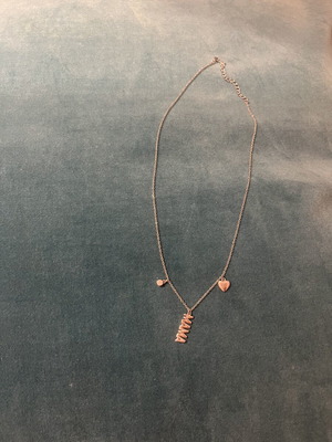 Silver pendant necklace "mama" 925 silver