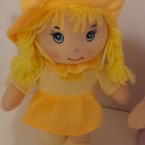 Cloth dolls set of 2, 30 cm, like new