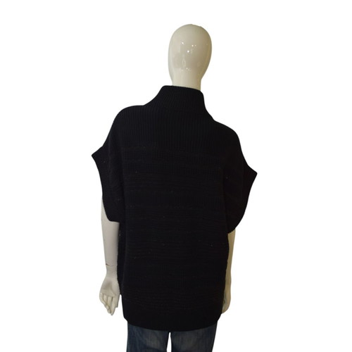 Elisabetta Franchi knit vest used, black-gray, size 44