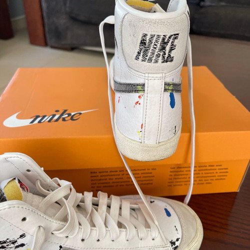 Nike αθλητικά σαν καινούργια, μέγεθος 39, άσπρα με πιτσιλιές