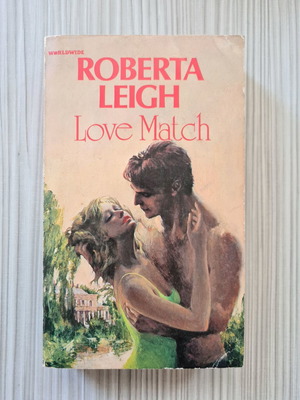 Book Love Match by Roberta Leigh used, English romantic novel 1982