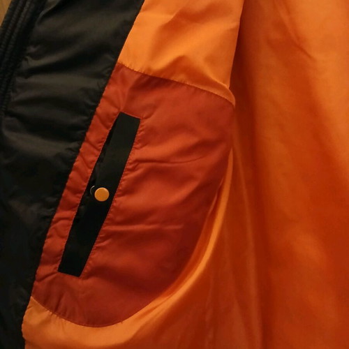 Blessed by Mareiano men's jacket XL like new, waterproof, black orange