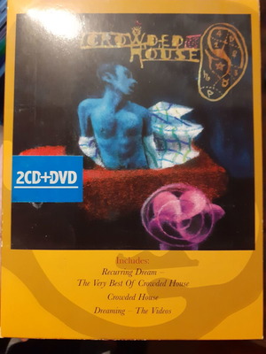 Crowded House box set used with 3 CDs and DVD rock