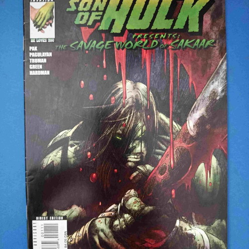 Skaar Son of Hulk Presents The Savage World of Sakaar comic book used