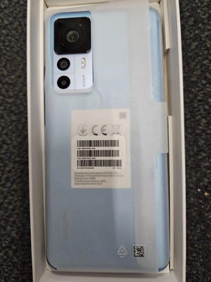 Xiaomi 12T Pro 5G smartphone, blue, 256GB, 8GB RAM, factory unlocked