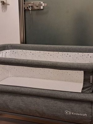Kindercraft Neste Up Baby Cot like new, grey melange