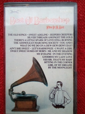 Best of the Barbershop music cassette used