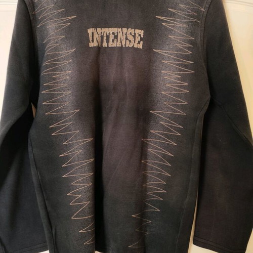 Men's blouse used, size L, black and beige