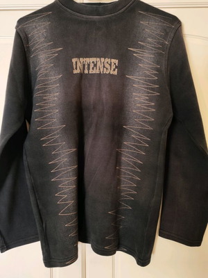 Men's blouse used, size L, black and beige