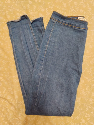 Denim leggings jeans pants, blue, size XL / 42 / 14