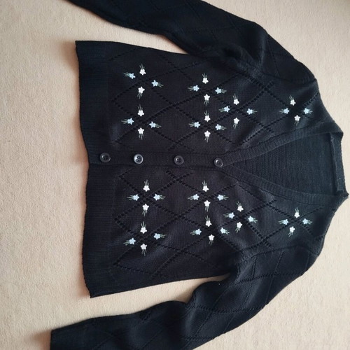 Black cardigan like new for spring and autumn