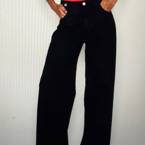 Denim Crew Trousers Nadia Rapti Jean new, black