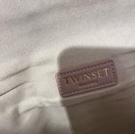 Twinset Amie Medium Shoulder Bag beige tricot knit like new