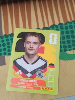Florian Wirtz Panini World Cup 2026 sticker