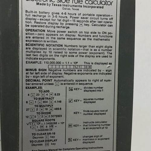 Vintage 1970 calculator like new for collectors