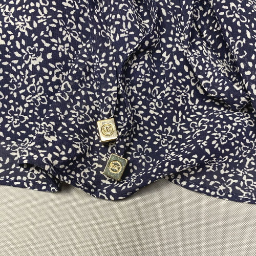 Michael Kors blouse like new, size M, white and blue