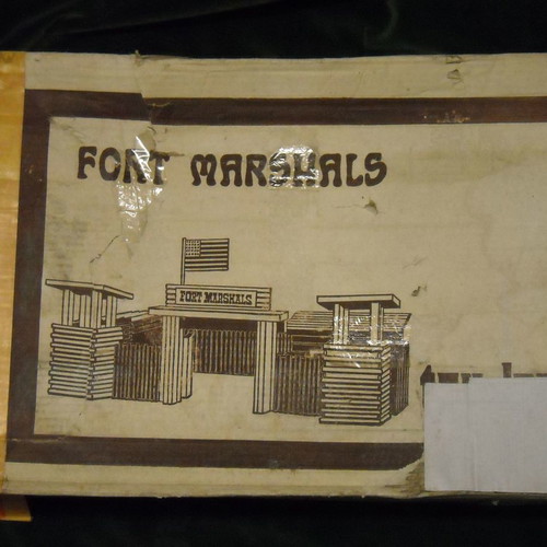 Fortress antique "FORT- MARSHALS" wooden new Greek made Toy-Land No742