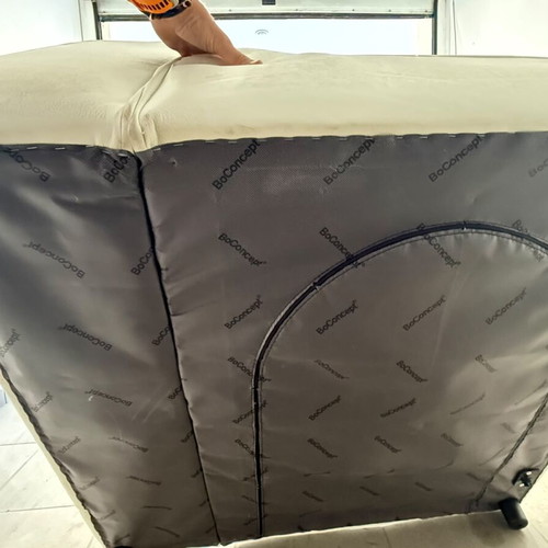Bo Concept corner armchair like new, white leather