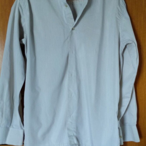 Men's long-sleeve beige shirt L