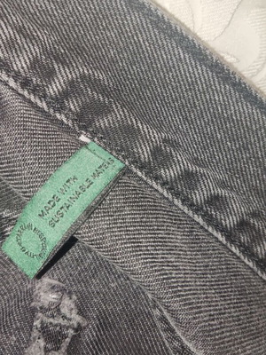 Γυναικείο τζίν G-Star Raw medium μεταχειρισμένο, μαύρο και γκρι