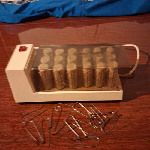 Vintage Severin Typ 4900 Electric Hair Rollers set used